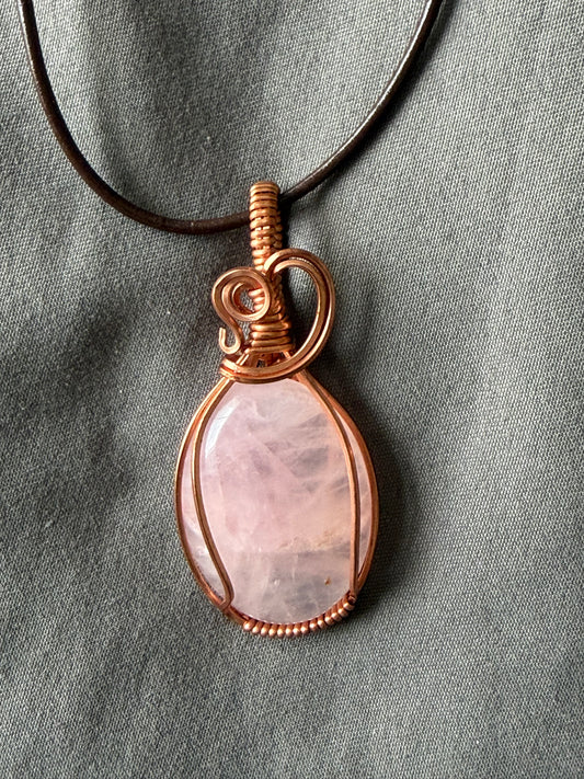 Rose Quartz Pendant