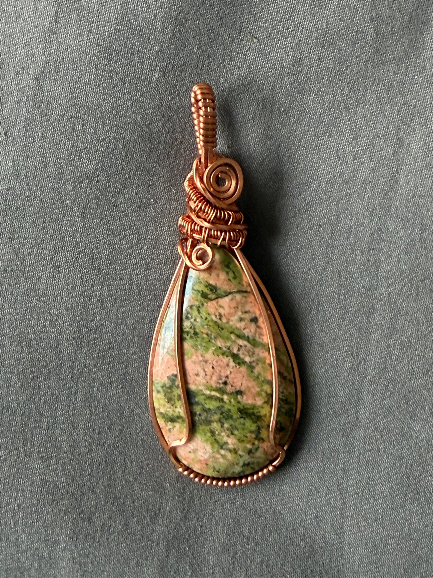 Unakite Pendant